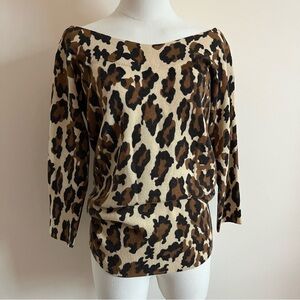 Lucky brand animal print sweater